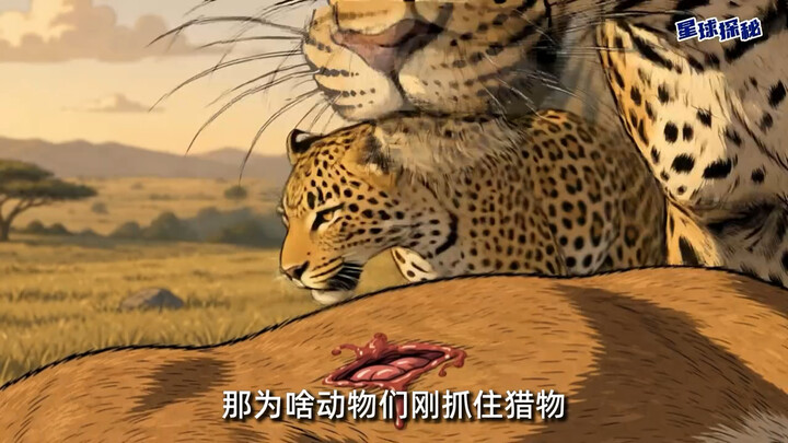 Why do animals always eat the internal organs first after catching their prey?