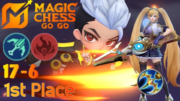 17-6 Magic Chess Go Go Commander Chou 1st Place Marksman X Inferno Unkillable Titan Layla