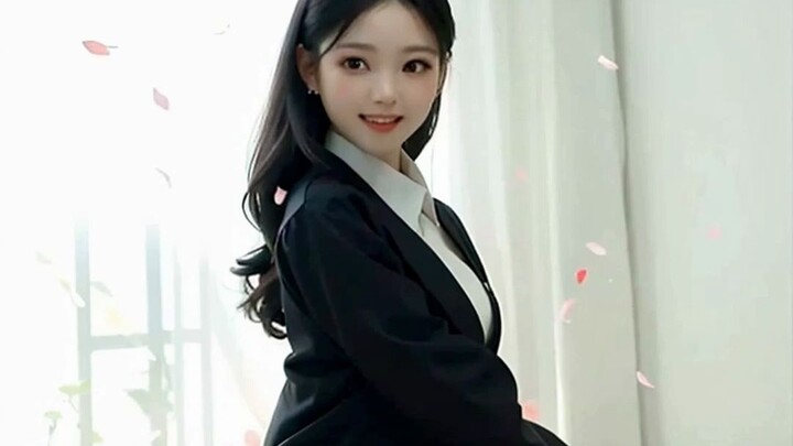 Họa sĩ AI vẽ mỹ nữ, nhưng cứ cười hì hì.