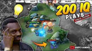 WHEN PRO PLAYERS ENTER 200 IQ MODE! (INSANE,SMART,CREATIVE PLAYS) - MLBB