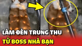 Hướng dẫn làm ĐÈN TRUNG THU XỊN XÒ từ chiếc Boss nhà bạn 😂 | Yêu Lu
