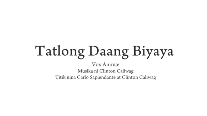 Tatlong Daang Biyaya ( Lyric Video)
