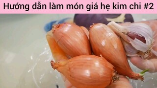 Hướng dẫn làm món giá hẹ kim chi #2