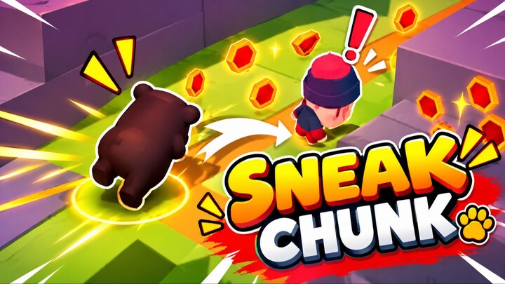 🐻 Sneak Chunk: Don’t Let Them Catch You! 👀