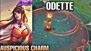 ODETTE - AUSPICIOUS CHARM SKIN GAMEPLAY | SKILL EFFECTS | MOBILE LEGENDS NEW SKIN