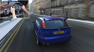 Driving Ford Focus RS in Winter - Forza horizon 4 | Logitech g29