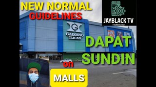 NEW NORMAL || IATF GUIDELINES ON SHOPPING MALLS || GAISANO ILIGAN IMPLEMENTATION ||