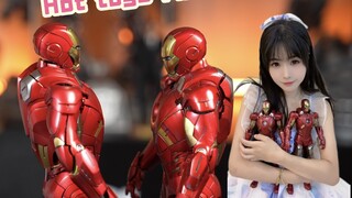The lightest alloy die-cast Iron Man in history? Hot toys MK7 open armor version is here!
