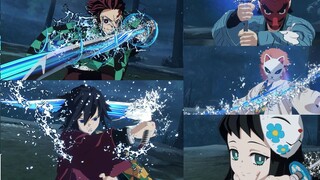 [Kimetsu no Yaiba: Dewa Api Darah Angin Tan] Demonstrasi kesebelas jenis pernapasan air