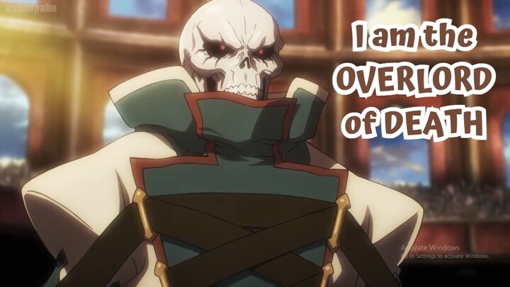 Ainz Ooal Gown vs Warrior King || Overlord season 4 || English Subbed