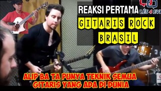 KETAGIHAN‼️ REAKSI JUJUR GITARIS ROCK ASAL BRASIL || REAKSI TERBARU ALIP BA TA TEKS INDO