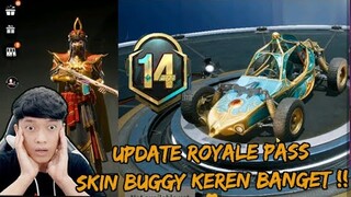 UPDATE !! AKHIRNYA ROYALE PASS BARU KELUAR , WOW ADA SKIN BUGGY KEREN BANGET !! - PUBG MOBILE