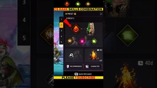best character skill for cs rank after ob41 update | cs rank character combination #freefire #shorts