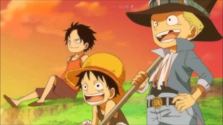 Pertemuan Awal Sabo Dan Luffy Setelah Kematian Ace