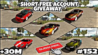 || Short Free Account Giveaway#152 || Glitch Car || Car Parking Multiplayer 4.8.2