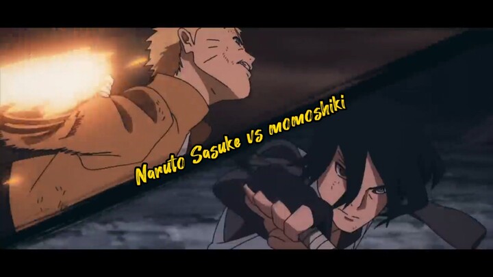 Naruto Sasuke vs momoshiki.