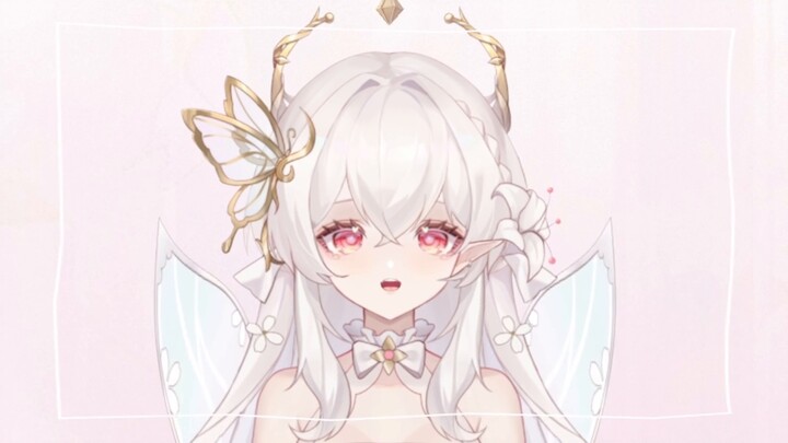 【การแสดงโมเดล Live2D】โอ้โห! นี่มันนางฟ้าสีชมพูและสีขาวนี่นา!