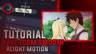 Tutorial Fake Zoom Smooth | Alight Motion Tutorial