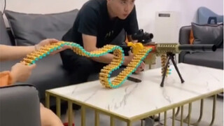 A boy's happiness is actually quite simple—just give him a cool toy, and he'll be entertained all da