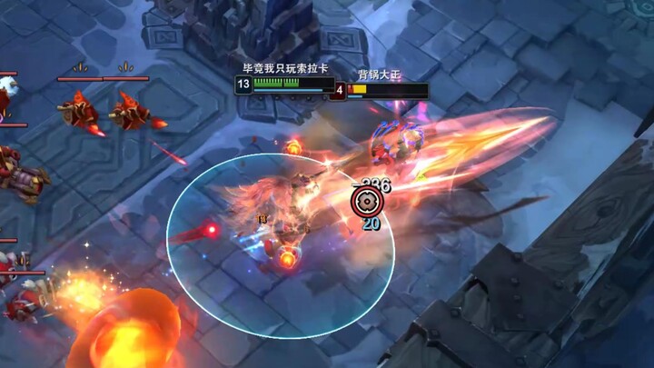 Aku suka banget saat rekan tim memilih 4 carry yang rapuh, membuatku sebagai Pantheon harus jadi tem