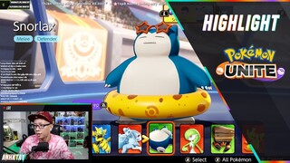 Highlight Pokemon Unite, Snorlax đi bơi.