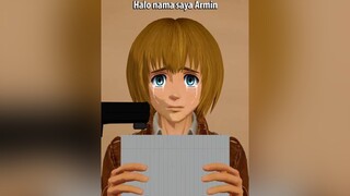 Armin ketika diculik : animasiaot AttackOnTitan fyp viral trending animasi animation armin GoyangGemasMochiBaby