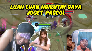 LUAN NIRUIN JOGETAN NYA PASCOL LUCU BANGET 🤣😆