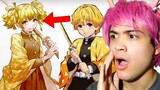 What if DEMON SLAYER characters were GENDER SWAPPED??? | MVPerry reacts