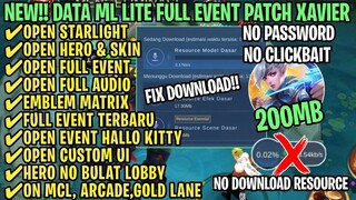 Data ML Lite Full Event 200Mb Patch Xavier | ML Lite | Cara Mengatasi Lag & Patah Patah Di ML