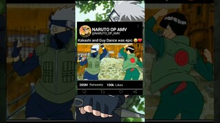 Kakashi and Guy funny dancing moments 😂 ❤️ #anime #naruto #trending #narutoedit #kakashi #mightguy