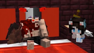 Mèo Simmy Em Bé Thiên Sứ Bị Cha Ác Qủy Bỏ Rơi Trong Minecraft