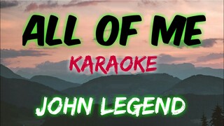 ALL OF ME - JOHN LEGEND │ WITH DRUMS (KARAOKE VERSION)