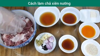 nguyên liệu để làm xiên nướng