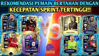 INI DIA REKOMENDASI PEMAIN BERTAHAN DENGAN KECEPATAN SPRINT TERTINGGI DI GAME FIFA MOBILE YUAHPLAY!!