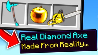 Minecraft, But There's Realistic Items...