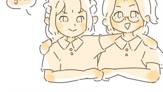 [Handwritten][Finger-painted] "I Have Never Forgotten" I dedicate this film to my past♡