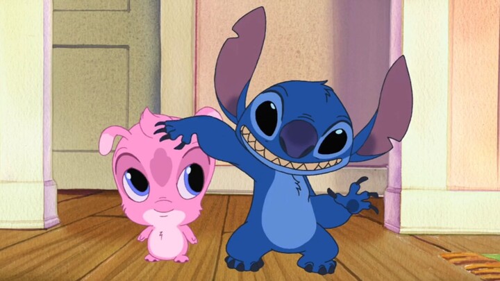 All the tough guys melt when they see each other. How does the cute monster Stitch win favor?