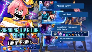 PRANK FANNY!!! THIS TOP GLOBAL FANNY STARTED TO CRY AFTER I STOLE HIS FANNY! | PRANK Ft Turkz | MLBB