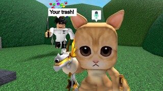 BEATING TOXIC TEAMERS as EL GATO in MM2 VOICE CHAT..