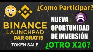 🟡HACEMOS OTRO 5000% en BINANCE LAUNCHPAD (LAUNCHPOOL) GANAR CRIPTOMONEDAS GRATIS en BINANCE (Stake)!