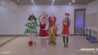 【入木四分】190107 MAMAMOO Wind Flower 圣诞版练习室编舞 精效中字