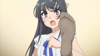 Interaksi manis <Rascal Does Not Dream of Bunny Girl Senpai>