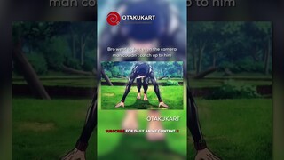 Bro went so fast even the camera man couldn’t catch up to him #anime #shorts #animeedits #animememes