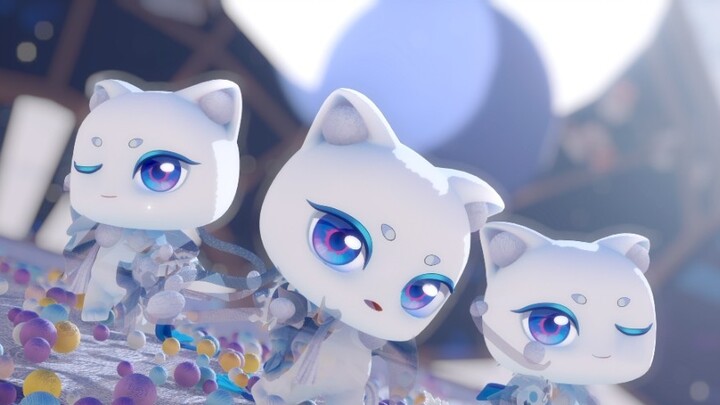 [Onmyoji MMD] Ahead is so cute! Rua 3 SP Snow Girls in the barrier!