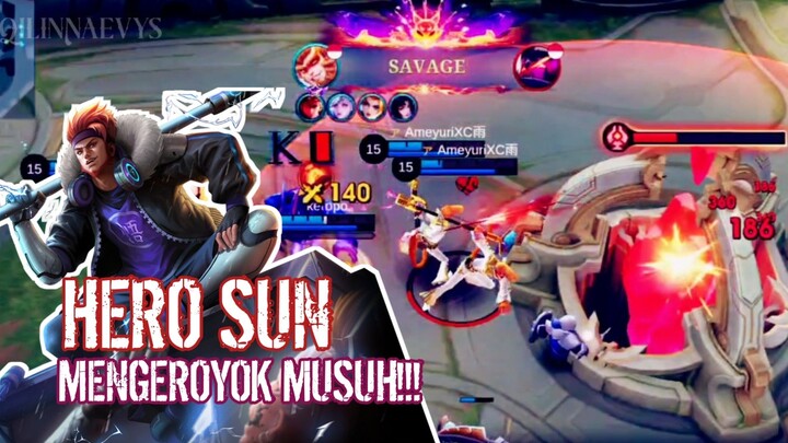 🔥 Sun Keroyokan ⁉️ Auto Savage Bossku‼️