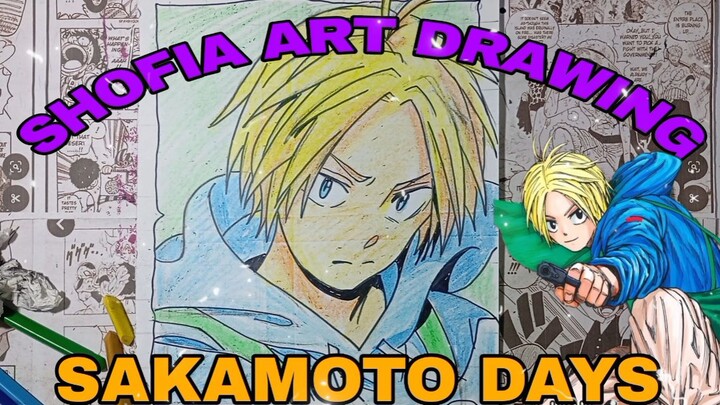 drawing anime Sakamoto days