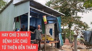 Chú 3 Nhái làm tiệc hoành tráng đãi các chú từ thiện đến thăm nhà.