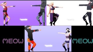 MEOW【NARUTO MMD】NARUHINA*SASUSAKU*SAIINO