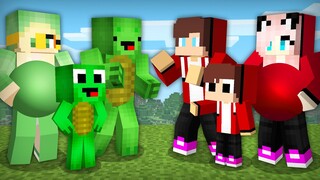 Mikey’s Pregnant Family vs JJ Family in Minecraft Challenge (Maizen Mazien Mizen)