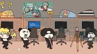 当舍友疯狂写作业